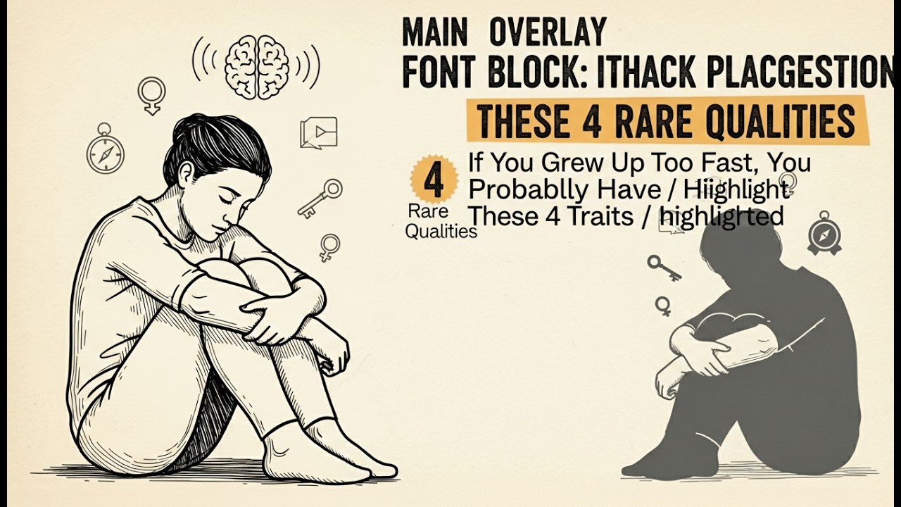 If You Grew Up Too Fast, You Probably Have These 4 Traits