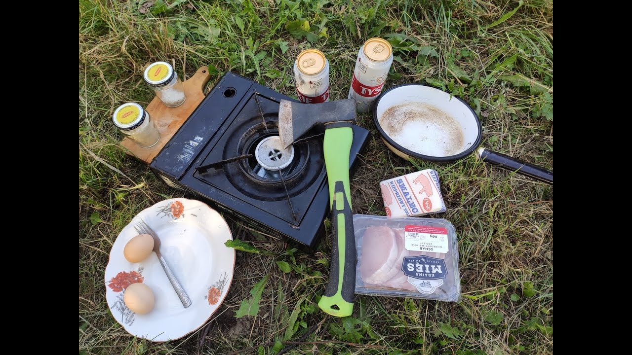 ⭐ Gotowanie w przyrodzie - prawdziwe polskie schabowe 🥩 - odc. 1 ⭐