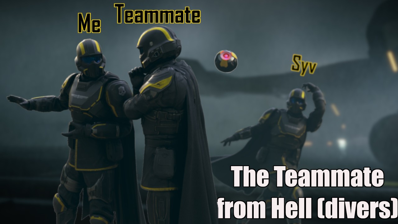 The Teammate from HELLdivers