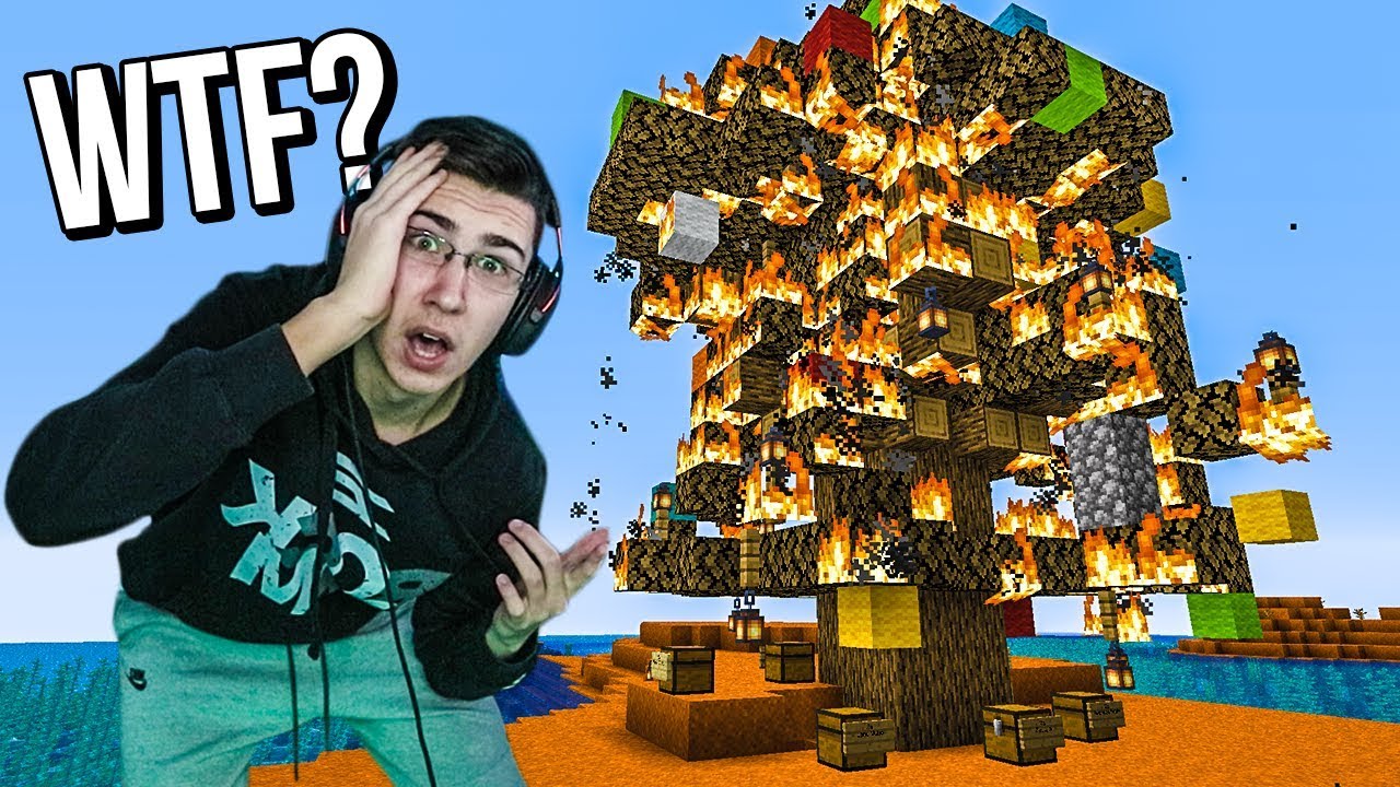 IZGORELA JE CELA ROCKFAM JELKA!! - Minecraft Vodeno Prezivljavanje #29