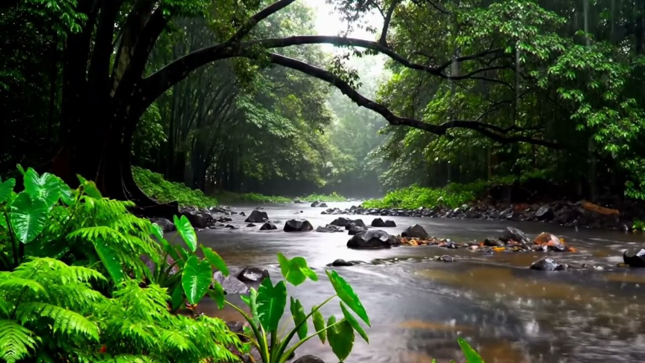 Rain Therapy for a Quiet Mind