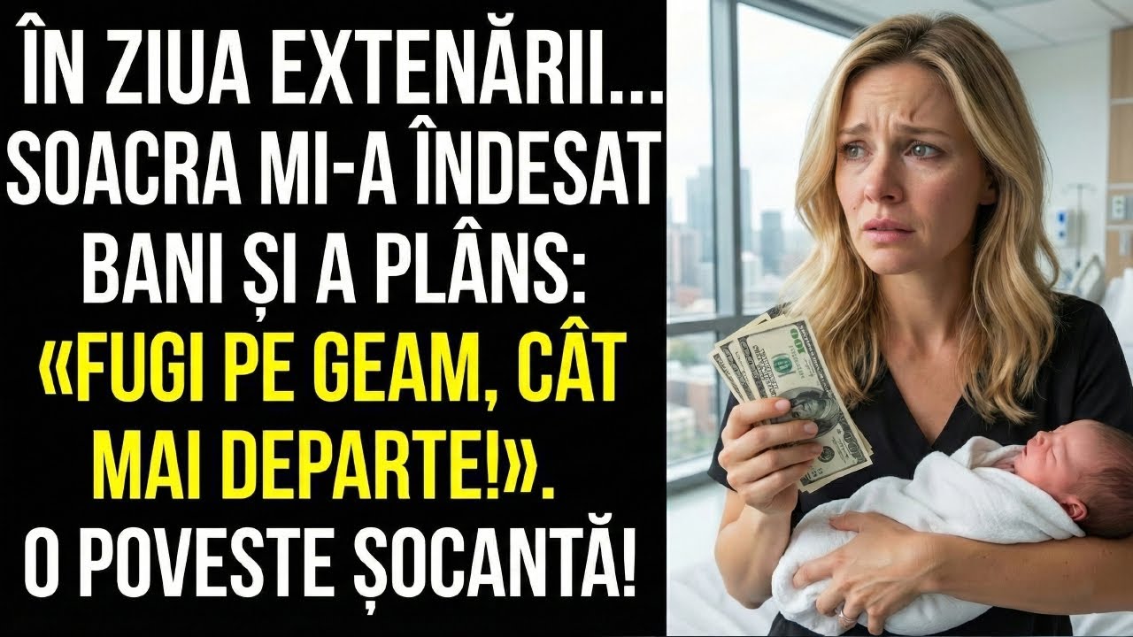 Soacra a dat buzna în salon în ziua externării. „Ia banii și fugi pe geam! Doar nu-l suna pe soț...