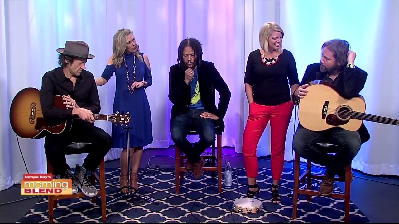 The Magpie Salute performs live in The Morning Blend Studio