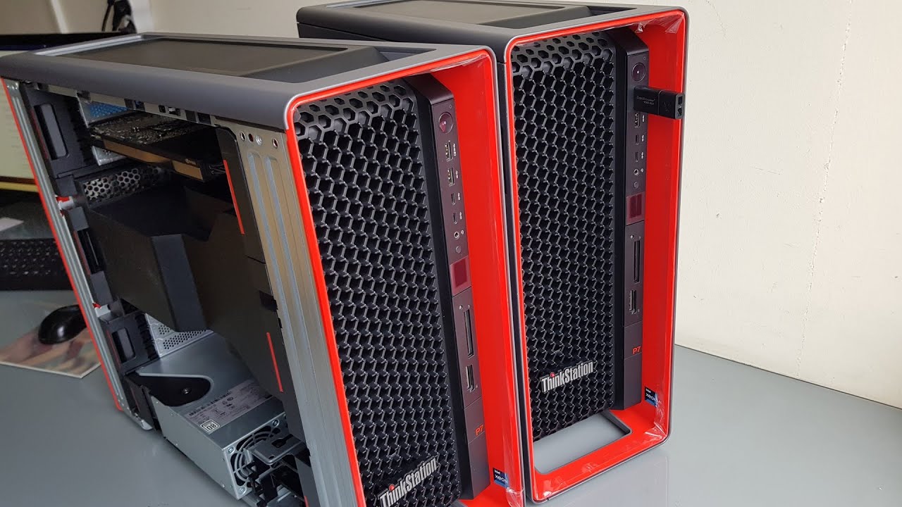 LENOVO ThinkStation P7 Xeon Worksation upgrade and performance test