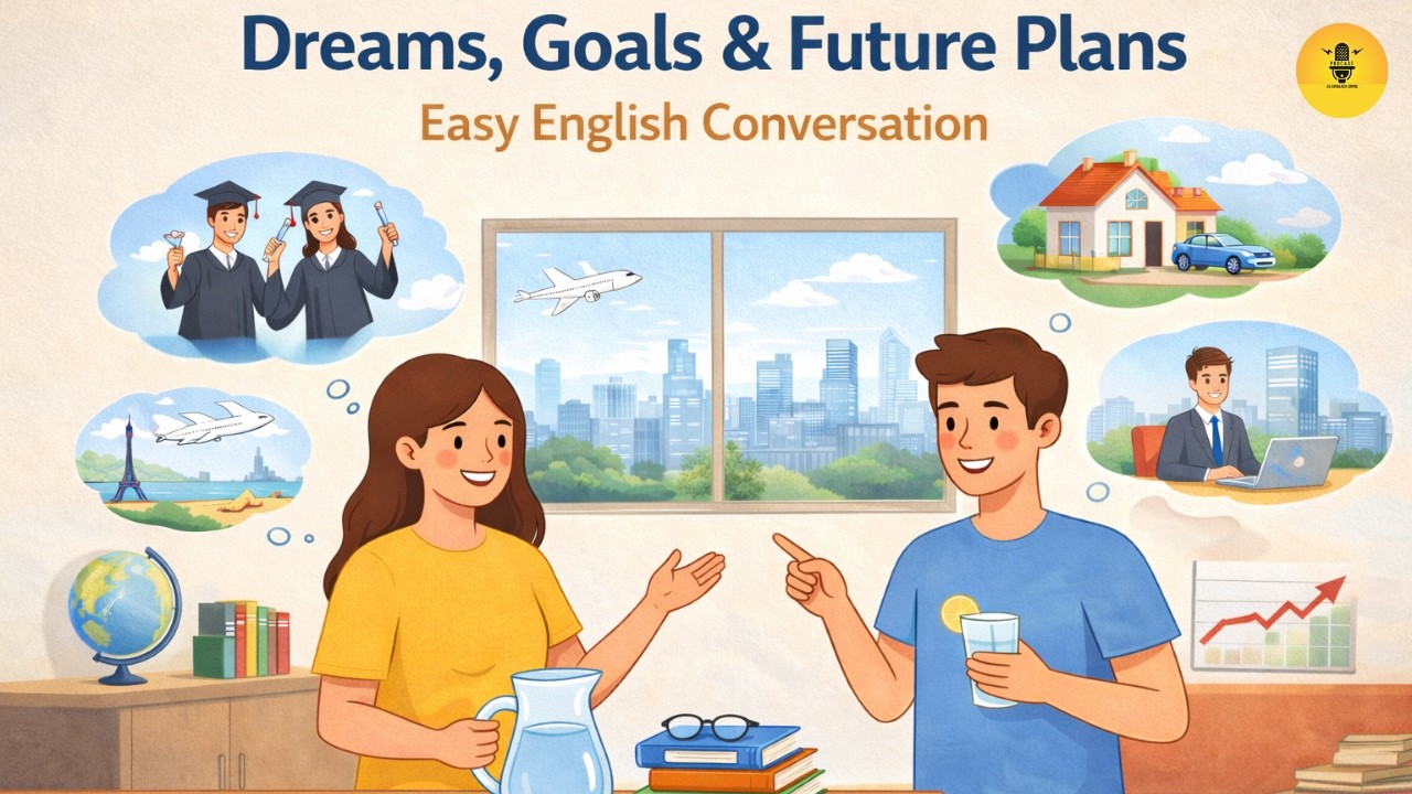 Easy English Conversation | English Speaking Practice | Dreams, Goals & Future Plans | Podcast