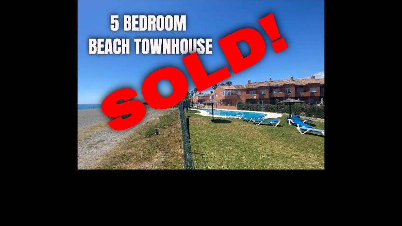 5 BEDROOM BEACH TOWNHOUSE ONLY 370.000€ IN MANILVA BEACH, COSTA DEL SOL. @enovaestates