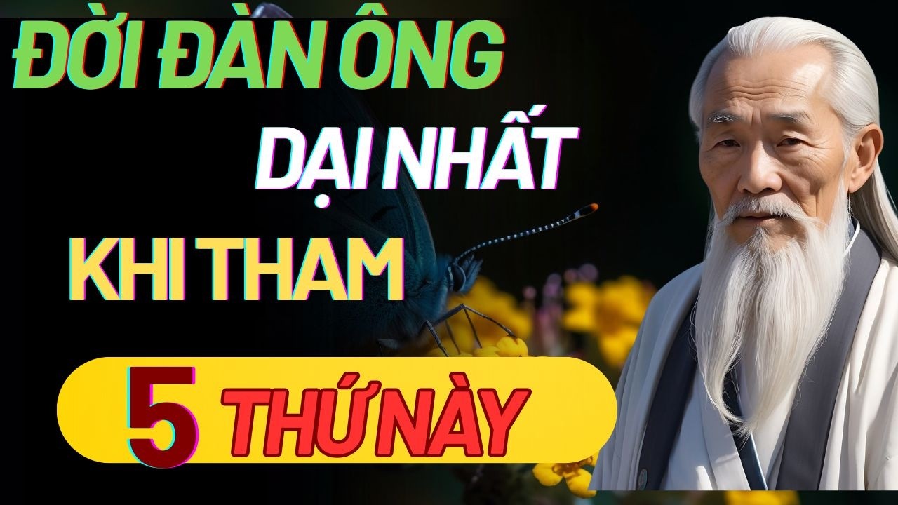 CỔ NHÂN DẠY : ĐỜI ĐÀN ÔNG NGU NHẤT KHI THAM 5 THỨ NÀY | Triết lý cuộc