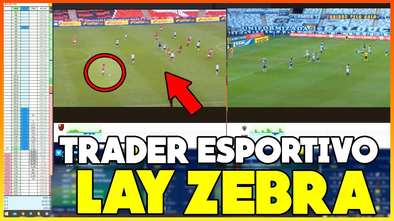 BETFAIR Lay Zebra 1º Tempo - Na Pratica - PARTE 2