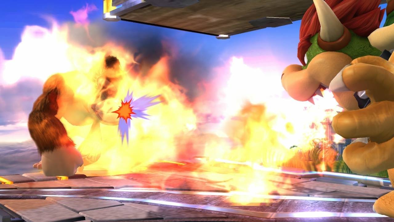 Super Smash Bros. for Wii U: Donkey Kong (Me) vs. Bowser (LV9 CPU)