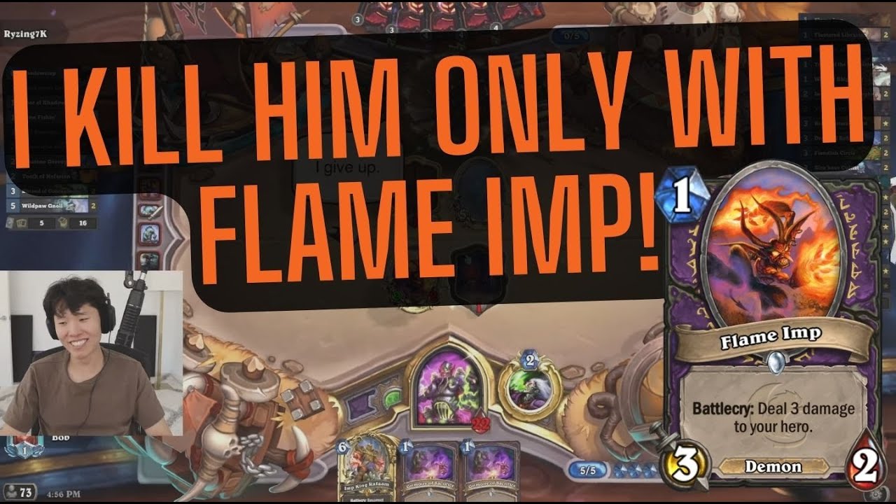 DISGUISED TOAST PLAYS WARLOCK IMP DECK!