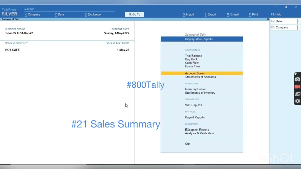 Sales Summary