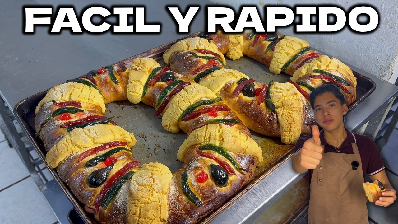 La RECETA MAS FACIL de ROSCA DE REYES