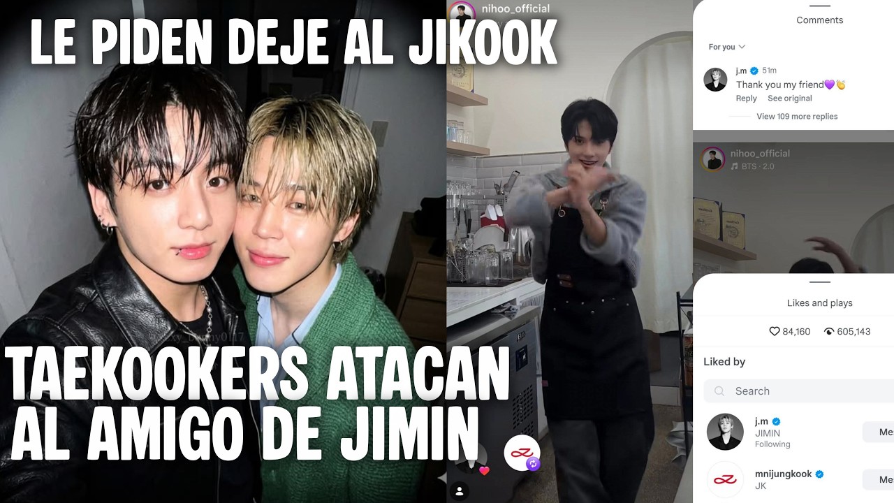 JIKOOK ДЕЛЯТСЯ ВИДЕО ВМЕСТЕ, И НАЧИНАЕТСЯ ХАОС! ИХ ДРУГ ОКАЗЫВАЕТСЯ В ЦЕНТРЕ!