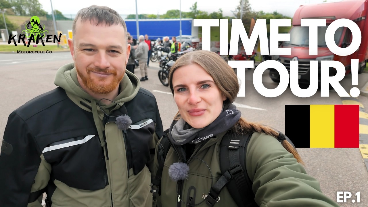 Belgium Motorcycle Adventure Begins! | Day 1 with Kraken Moto Tours 🇧🇪