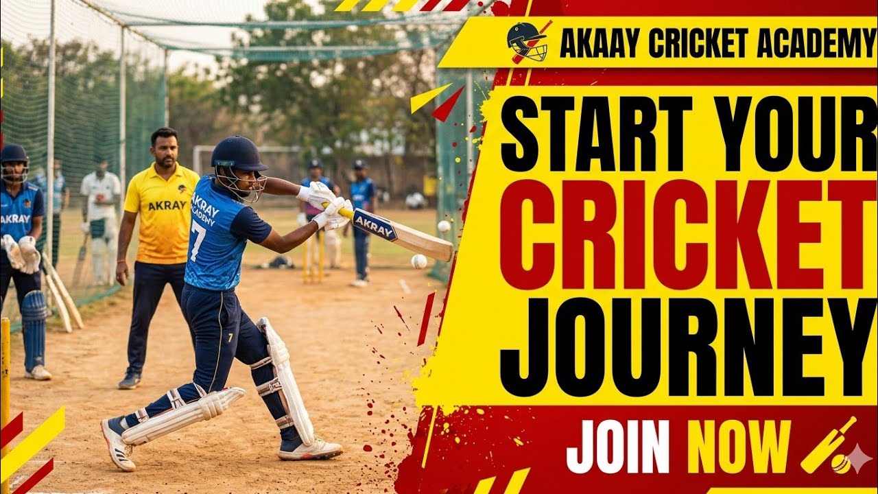 Start Your Cricket Journey with Akaay Cricket Academy 🏏 | Join now