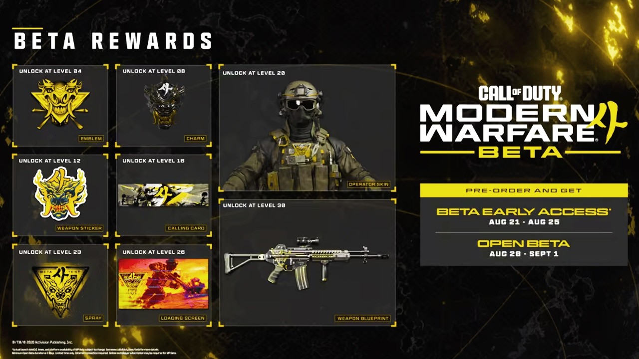 Не упустите бесплатные награды в бета-версии Modern Warfare 4!