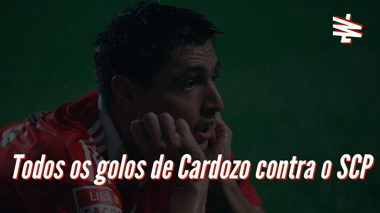TODOS OS 13 GOLOS DE CARDOZO CONTRA O SPORTING