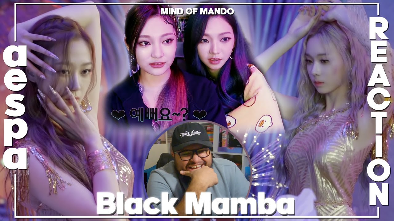 aespa 'Black Mamba' Jacket Behind REACTION | WINTER IS TOO CUTE