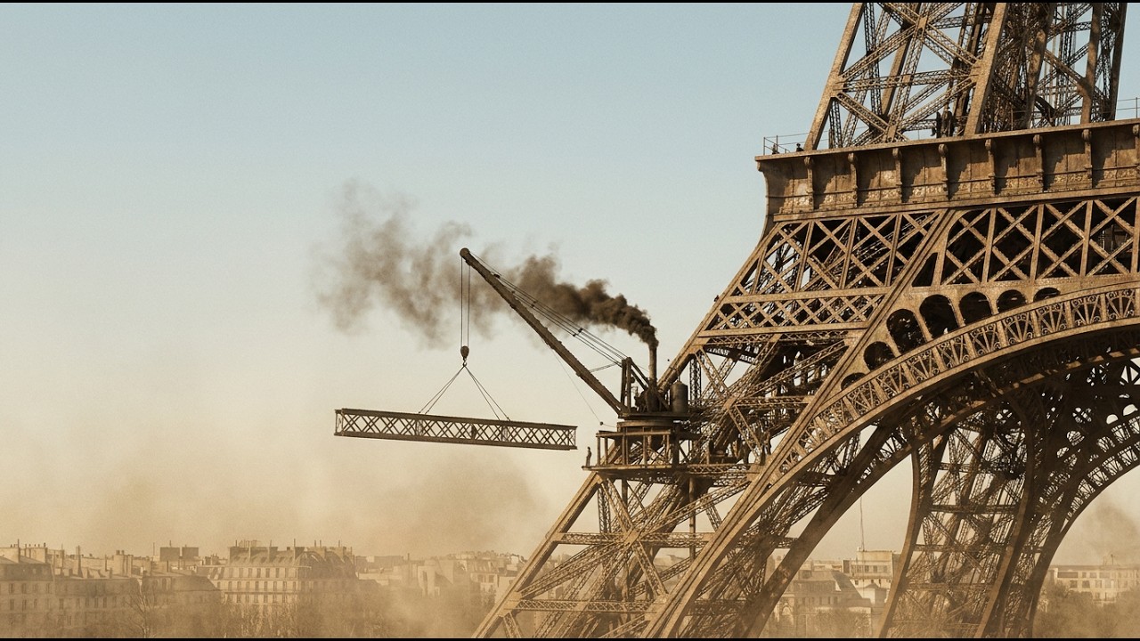 The Machines That Built the Eiffel Tower (1887-1889)