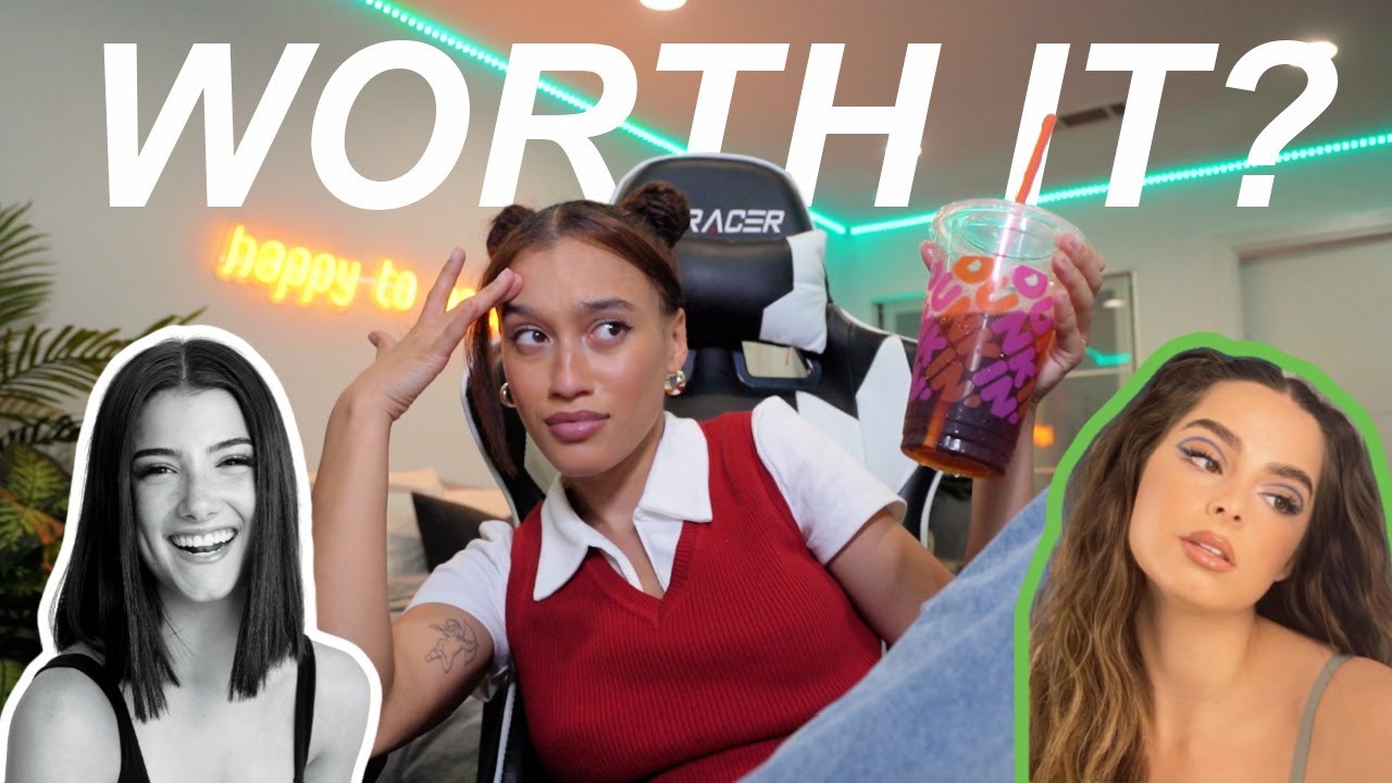 TESTING YOUTUBER PRODUCTS (CHARLI D'AMELIO, DOLAN TWINS, ADDISON RAE ITEM BEAUTY & MORE)
