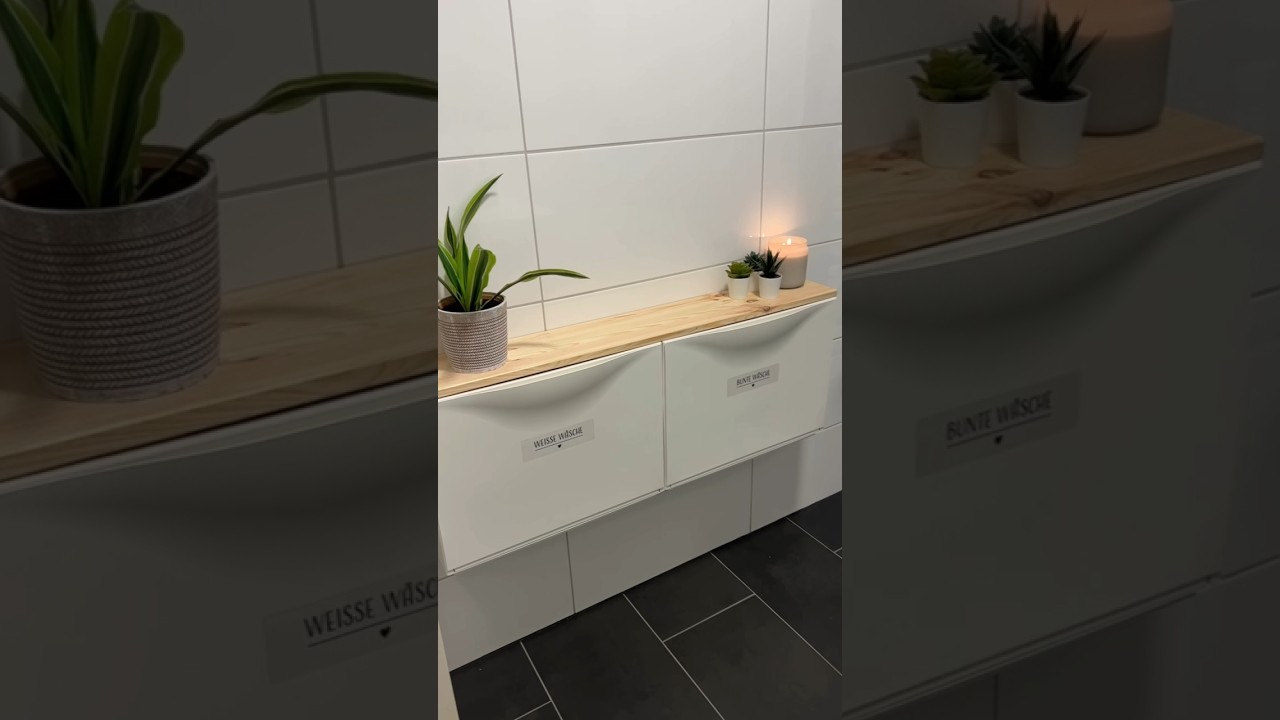 Wenig Platz im Badezimmer? 🫣➡️ IKEA-Trones ist die perfekte Lösung. ✨