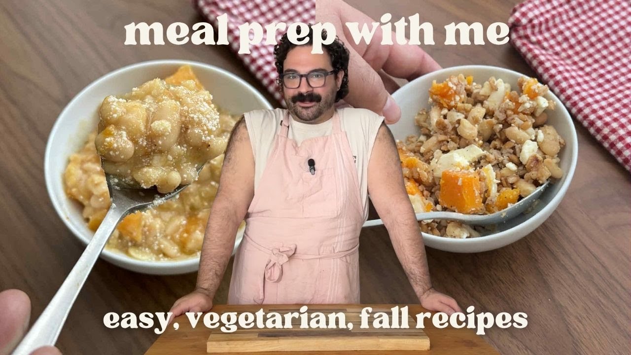 COOK WITH ME | cheap and easy meal prep | vegetarian