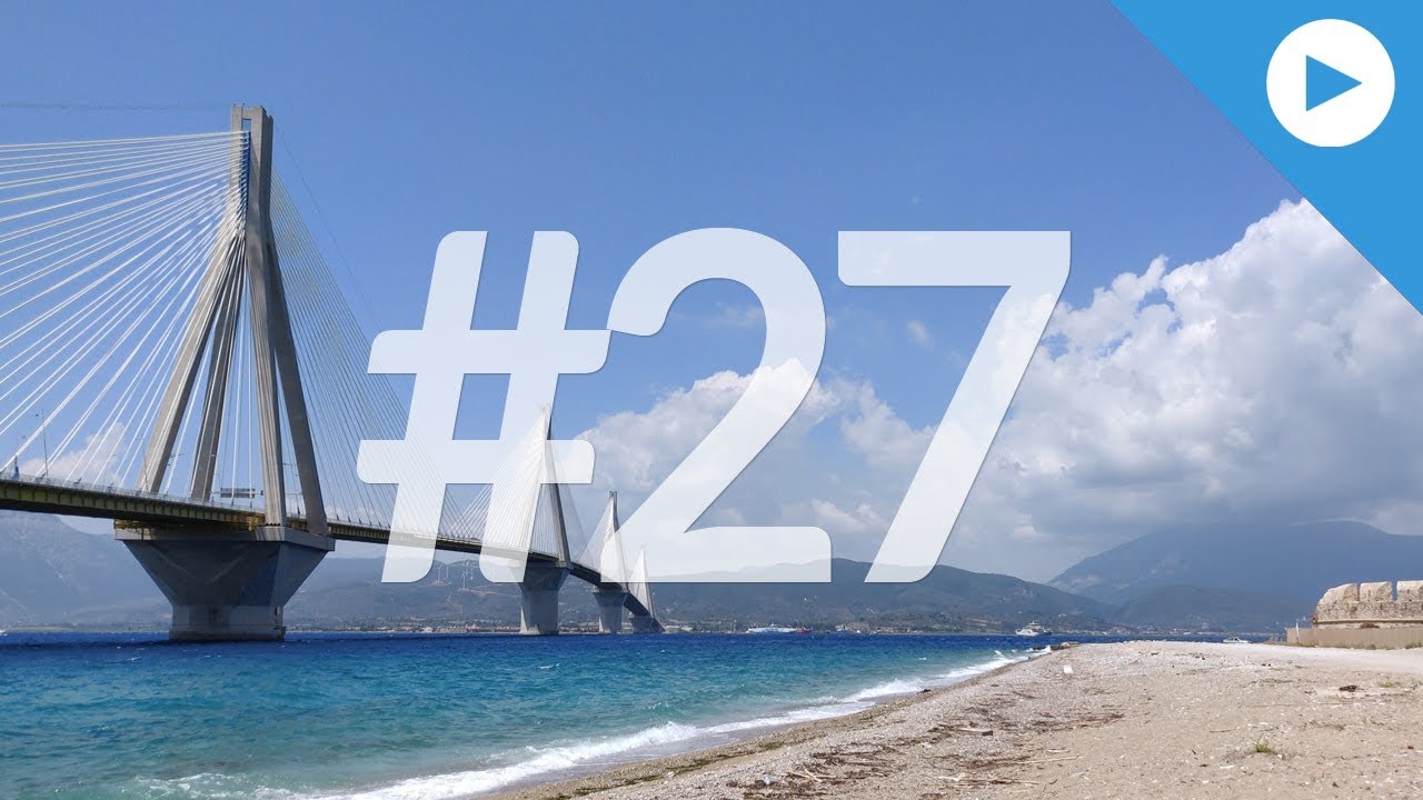 Darmowa woda w Grecji i z wielką dolewką - Most Rio-Andirio i Delfy - VLOG #27