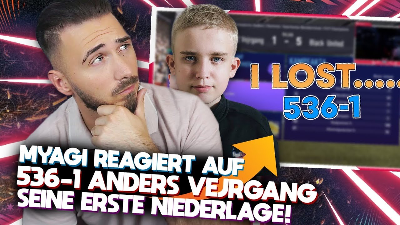 MYAGI REAGIERT AUF 536-1 ANDERS VEJRGANG - SEINE ERSTE NIEDERLAGE IN FUT CHAMPIONS! | FIFA 21
