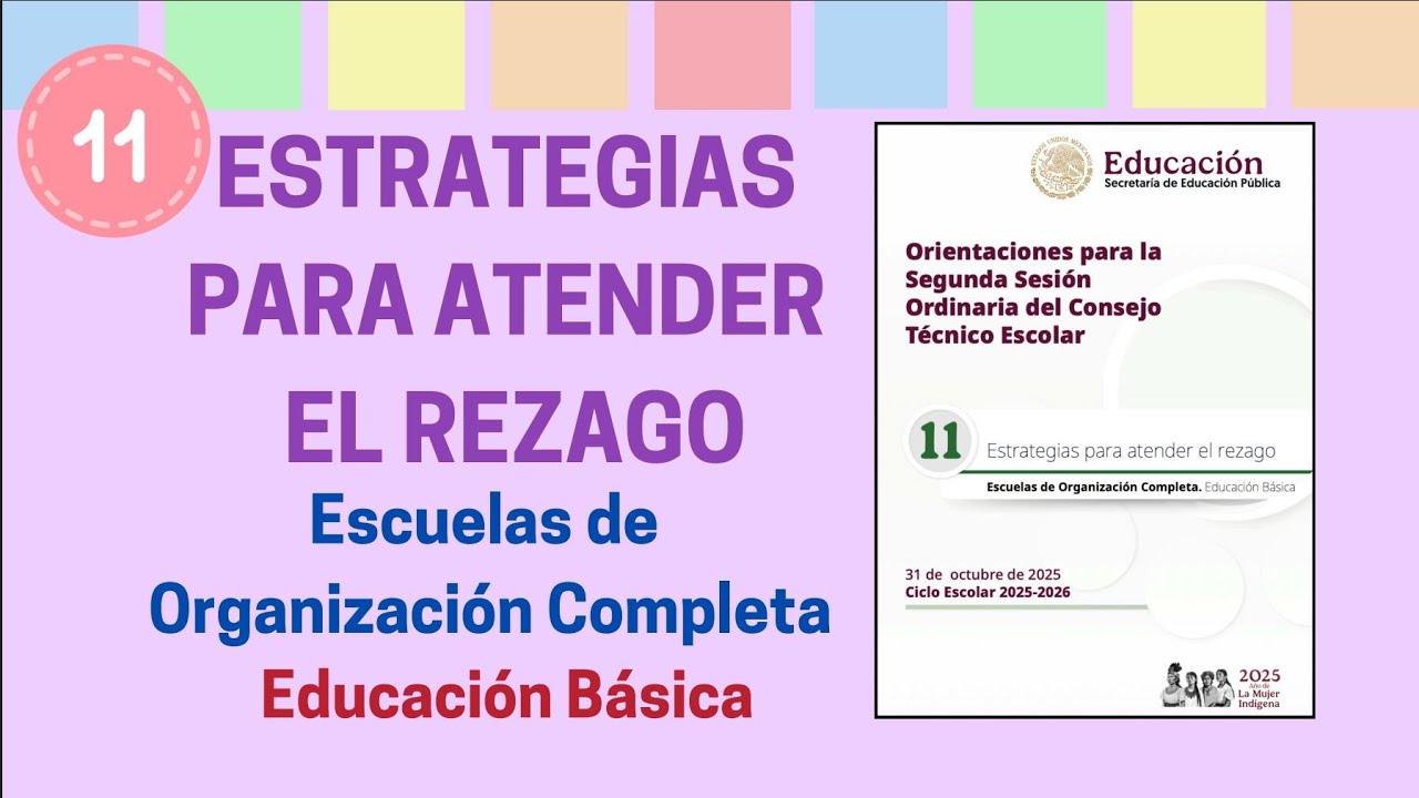 Tema 11 Programa Analitico Consejo Técnico Escolar 2025 - 2026