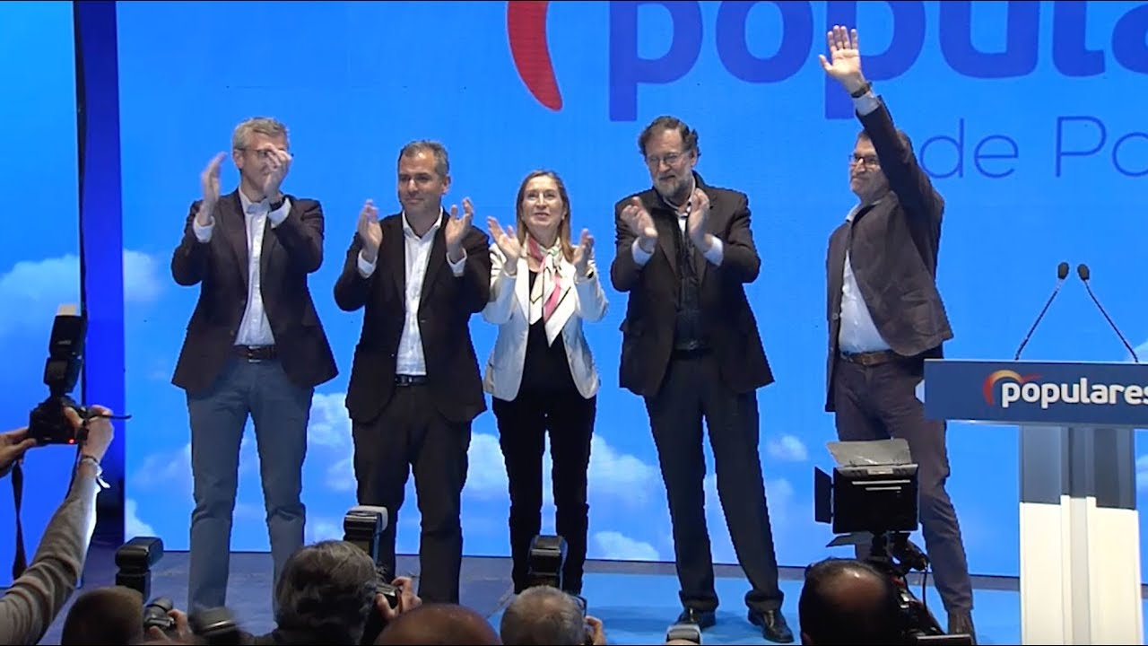 Mitin del Partido Popular en Pontevedra con homenaje a Mariano Rajoy