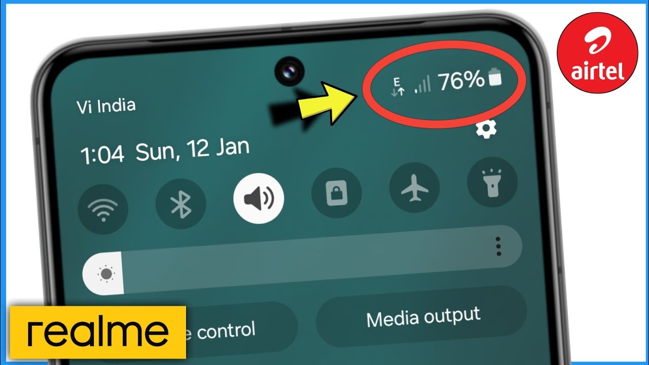 Airtel E Network Problem Realme | Showing E In Airtel Network Realme