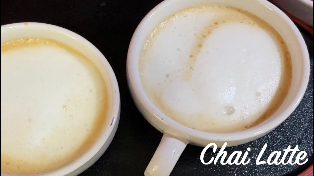 Chai Latte | Tea Latte | யார் வேணாலும் செய்யலாம்.... Creamy Frothy Latte making at home