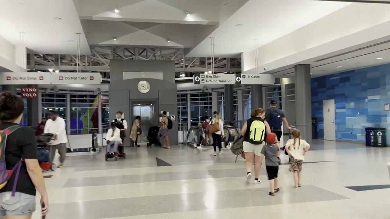 Cincinnati / Northern Kentucky International Airport (CVG) August 2023 | Walk From Gate A3 to Rental