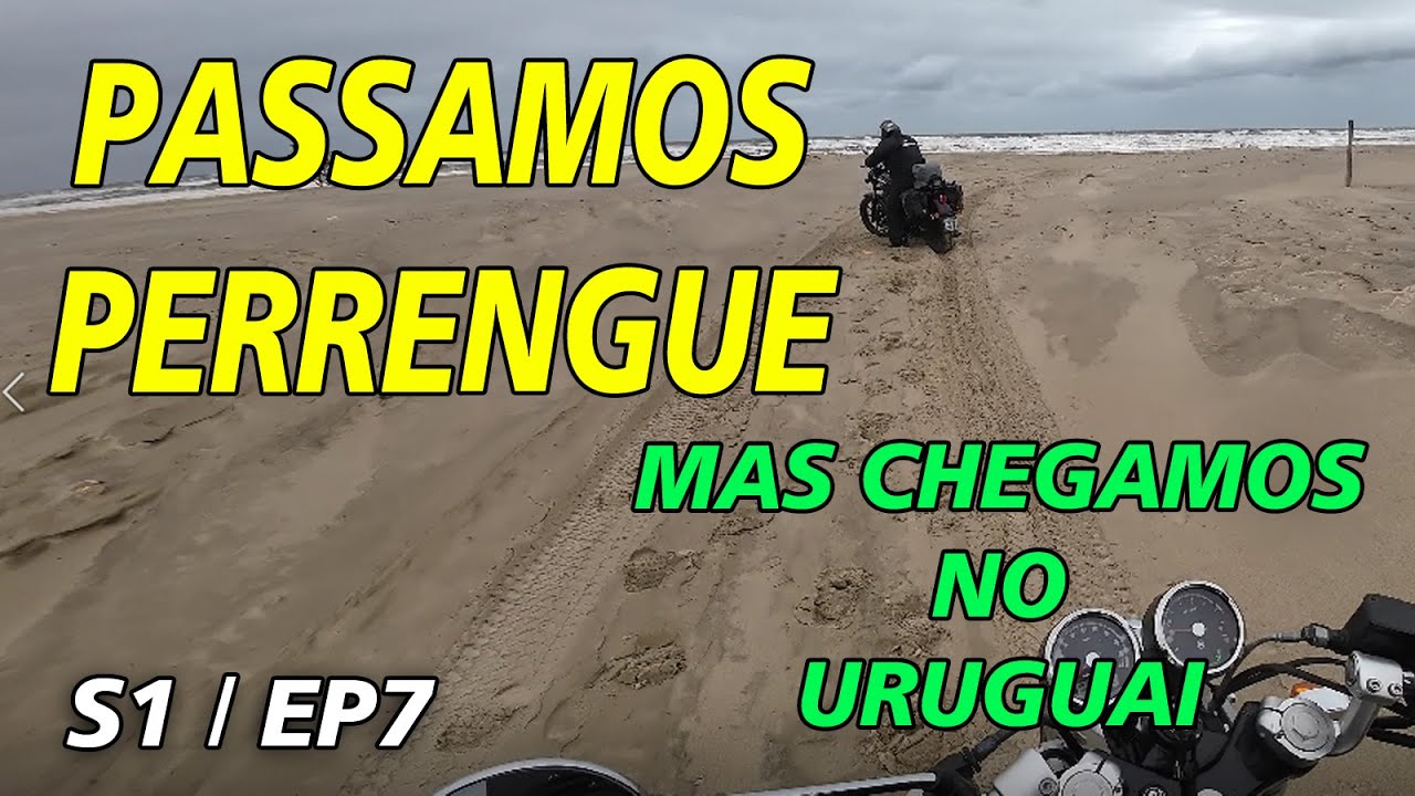 CHUÍ DE MOTO / MOLHES DA BARRA / PERRENGUE / CAMPING NO URUGUAI