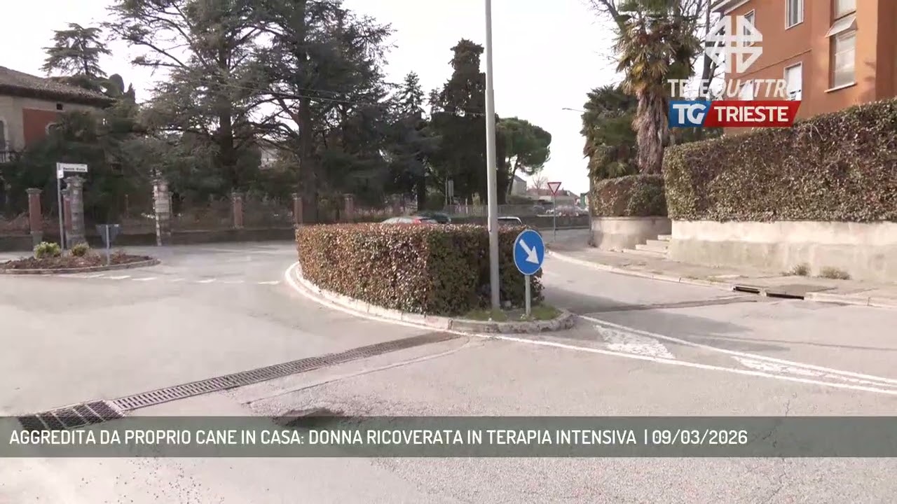 AGGREDITA DA PROPRIO CANE IN CASA: DONNA RICOVERATA IN TERAPIA INTENSIVA  | 09/03/2026