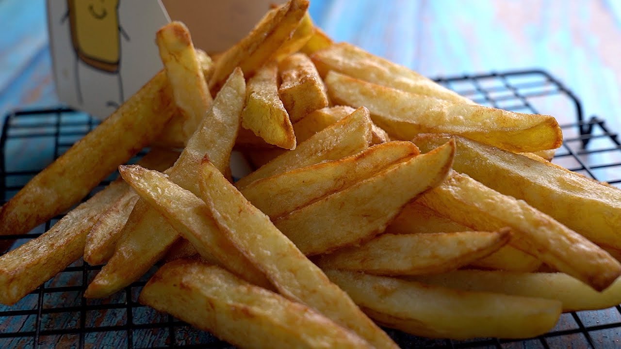 【1mintips】啊！！原來薯條這樣炸才好吃～酥脆撇步看這裡！！自己炸薯條，健康好吃大勝速食店！