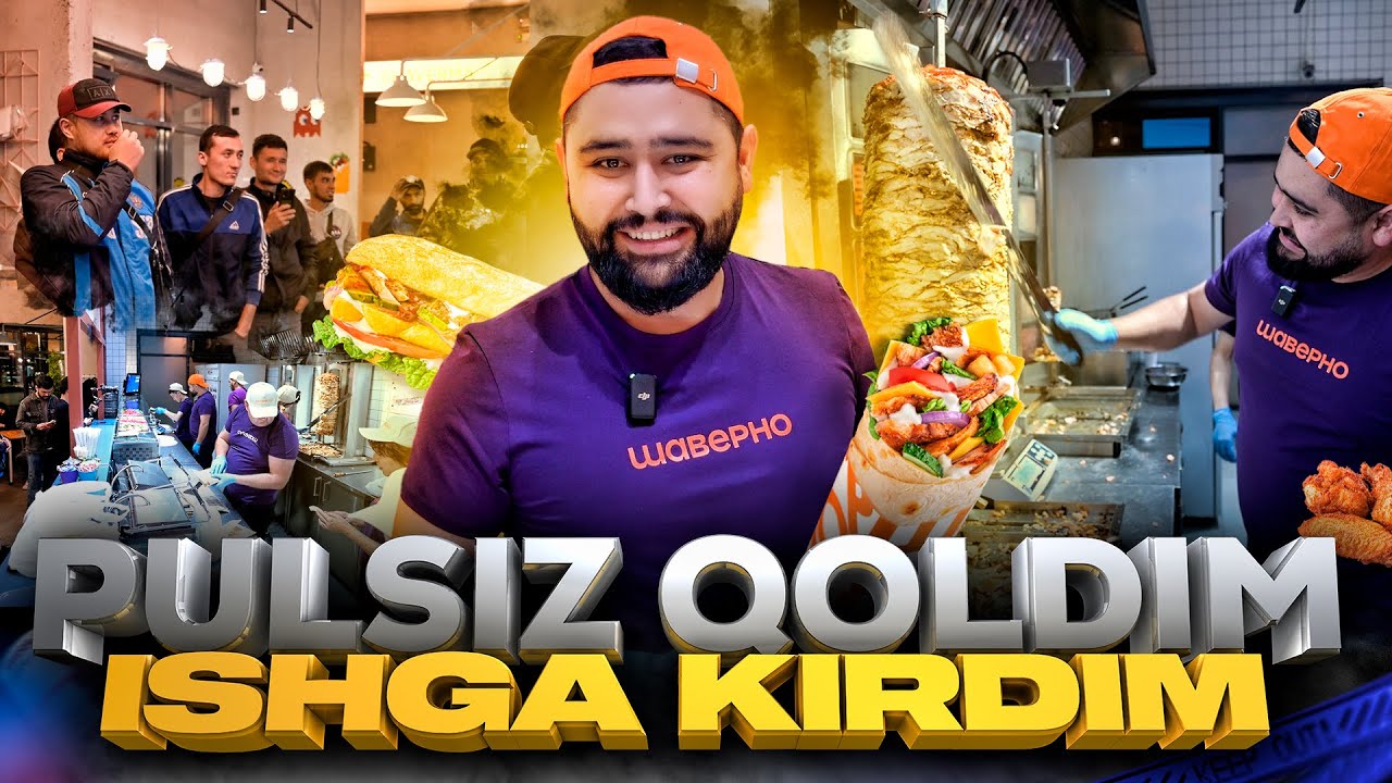PULSIZ QOLDIM VA SHAVERMAGA ISHGA KIRDIM
