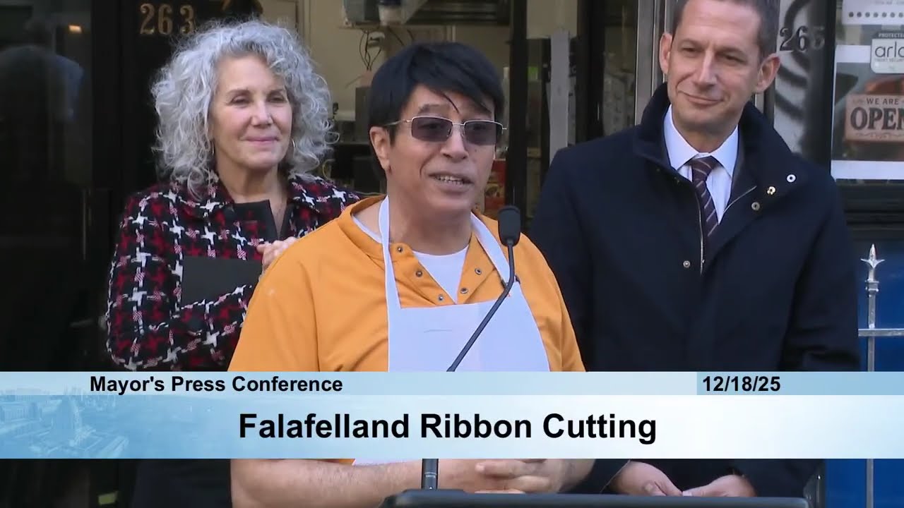 Falafelland Ribbon Cutting