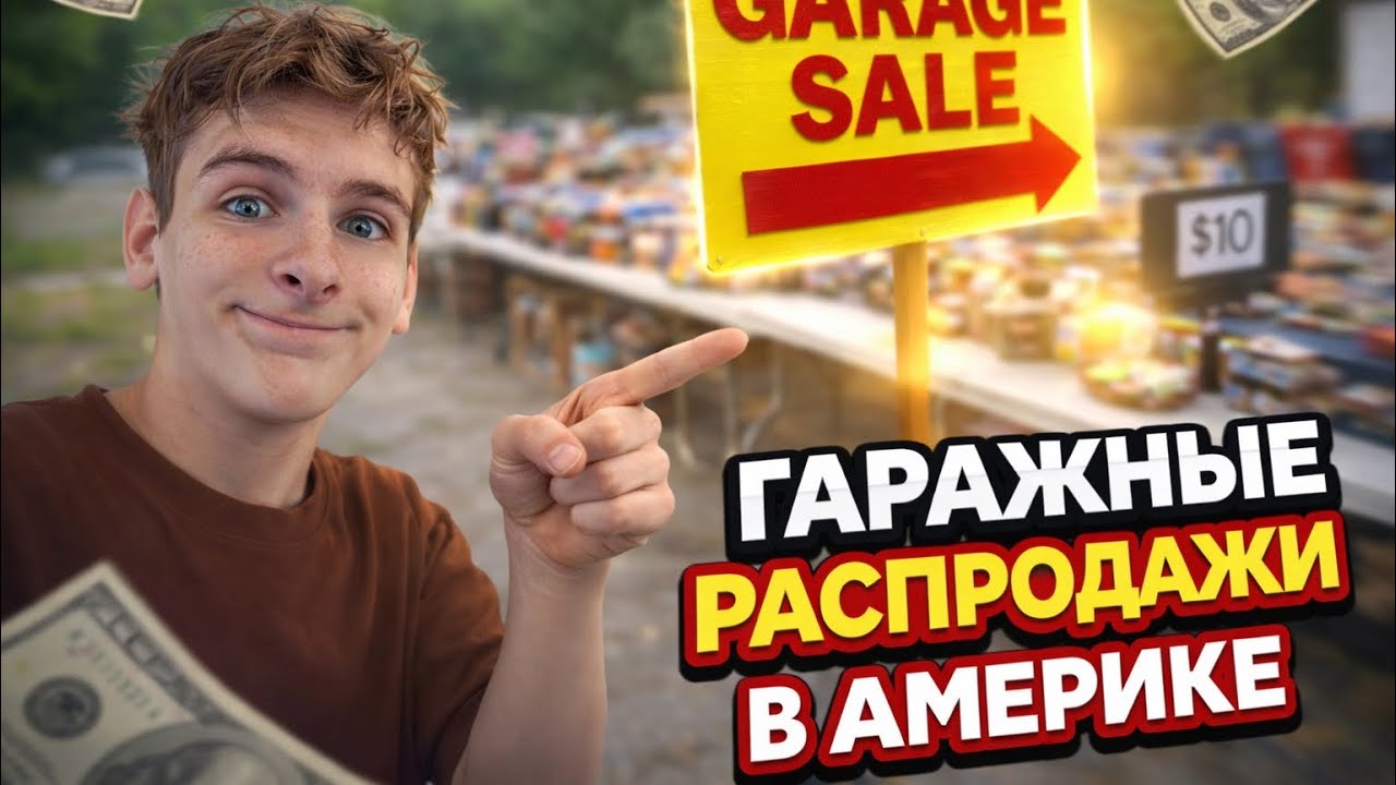 Гаражная распродажа в США: люди продают ВСЁ!