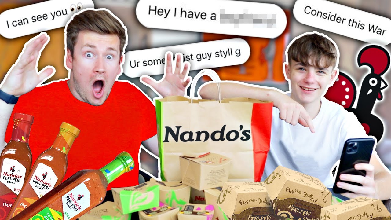 МОЙ БРАТ РАСКРЫВАЕТ МОИ ПЕРЕПИСИ В INSTAGRAM + NANDOS MUKBANG