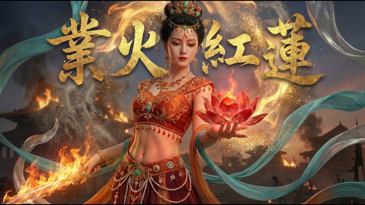 【業火紅蓮天女】八寒地獄開紅蓮，慈悲化作金剛怒｜絲路融合 × 史詩戰歌 × 終極守護