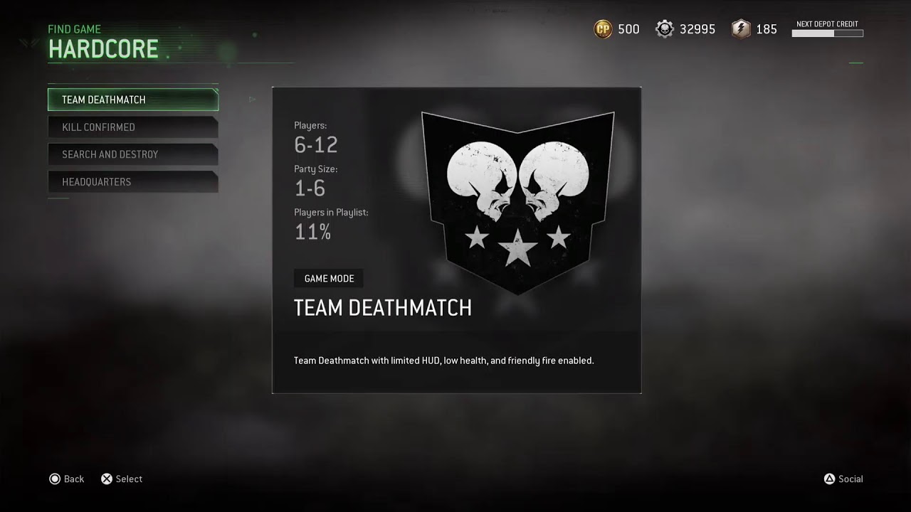 Call Of Duty: Modern Warfare Remastered PS5 Hardcore team death match