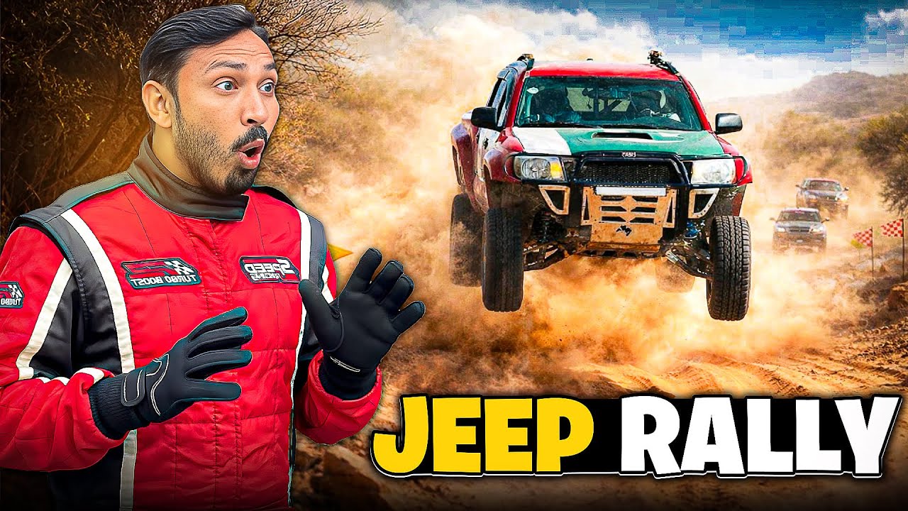 Jeep rally final day😱 one night spent with friend in desert￼