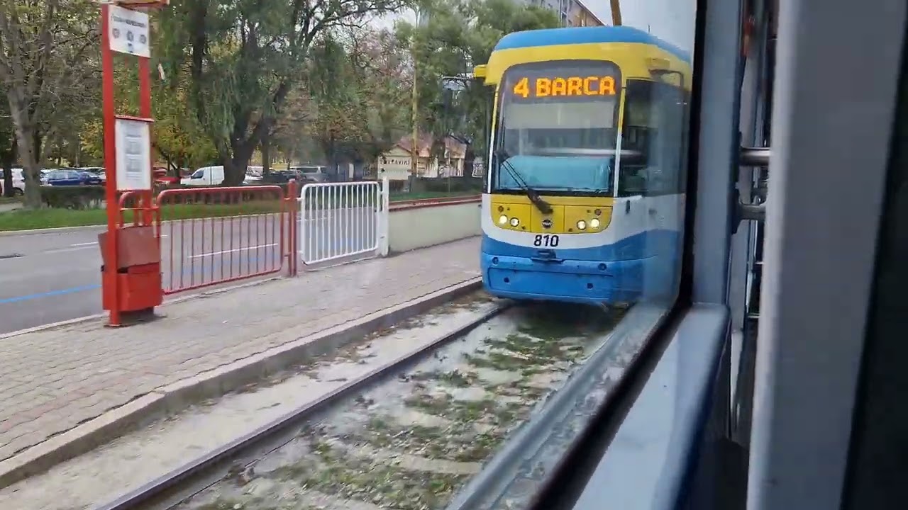 Jazda linkou 3 v úseku: VSS, križovatka - Staničné námestie • TWT Pragoimex Vario LF2+