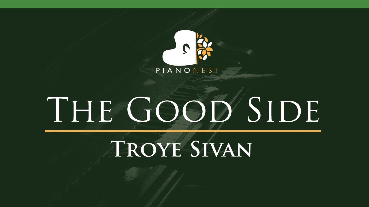 Troye Sivan - The Good Side - LOWER Key (Piano Karaoke / Sing Along)