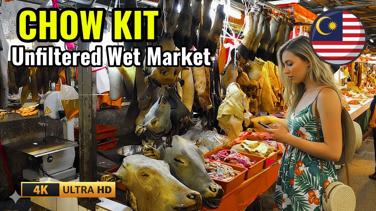 Malaysia's Wildest Wet Market Revealed | What's Really Going On At Chow Kit?  | 4K City Walk