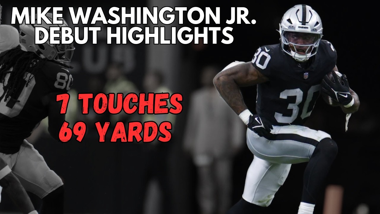 Mike Washington Jr. NFL Debut Highlights 💪 | 2026 Preseason