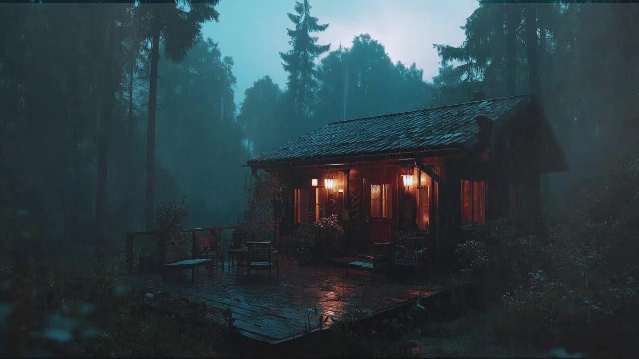 Sleep Faster Than Ever in 3 Minutes with Night Rainstorm with Soft Thunder | Calm Mind & Body All Ni