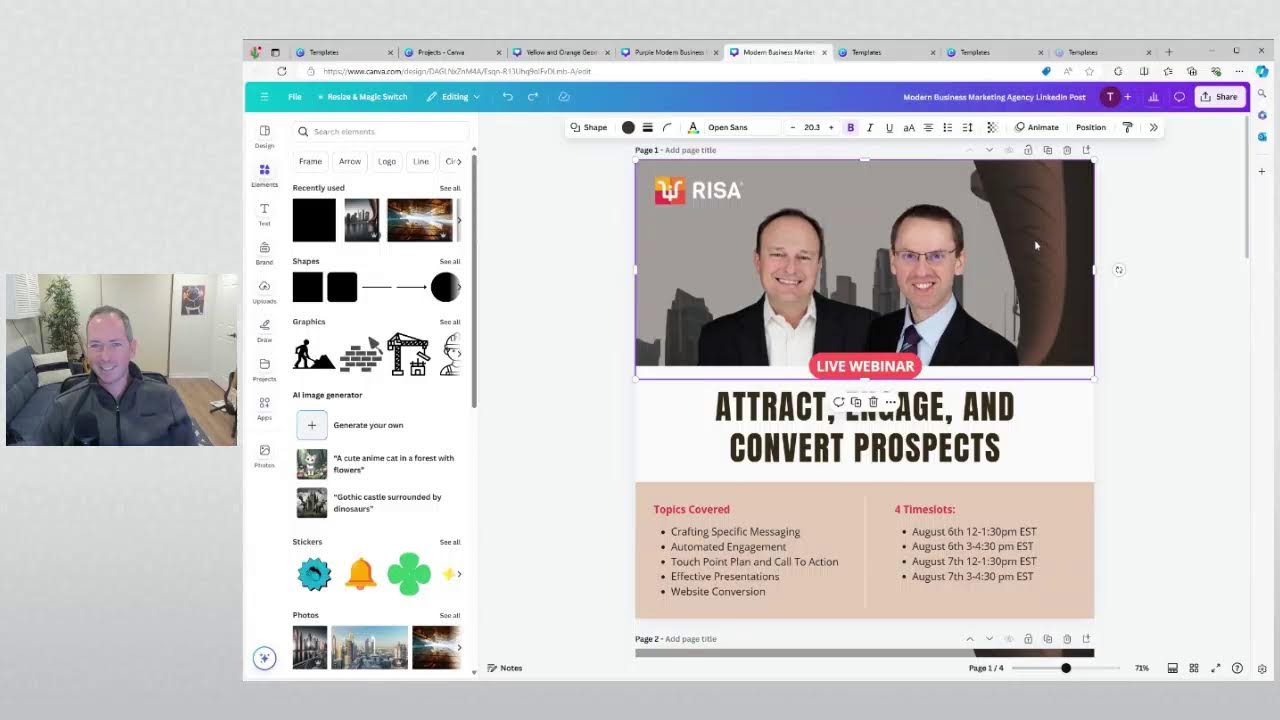 Live Design Session - Creating Webinar Ad Sets