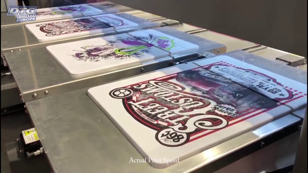 Printing with the DTG QM8 | Viscom Italia 2018